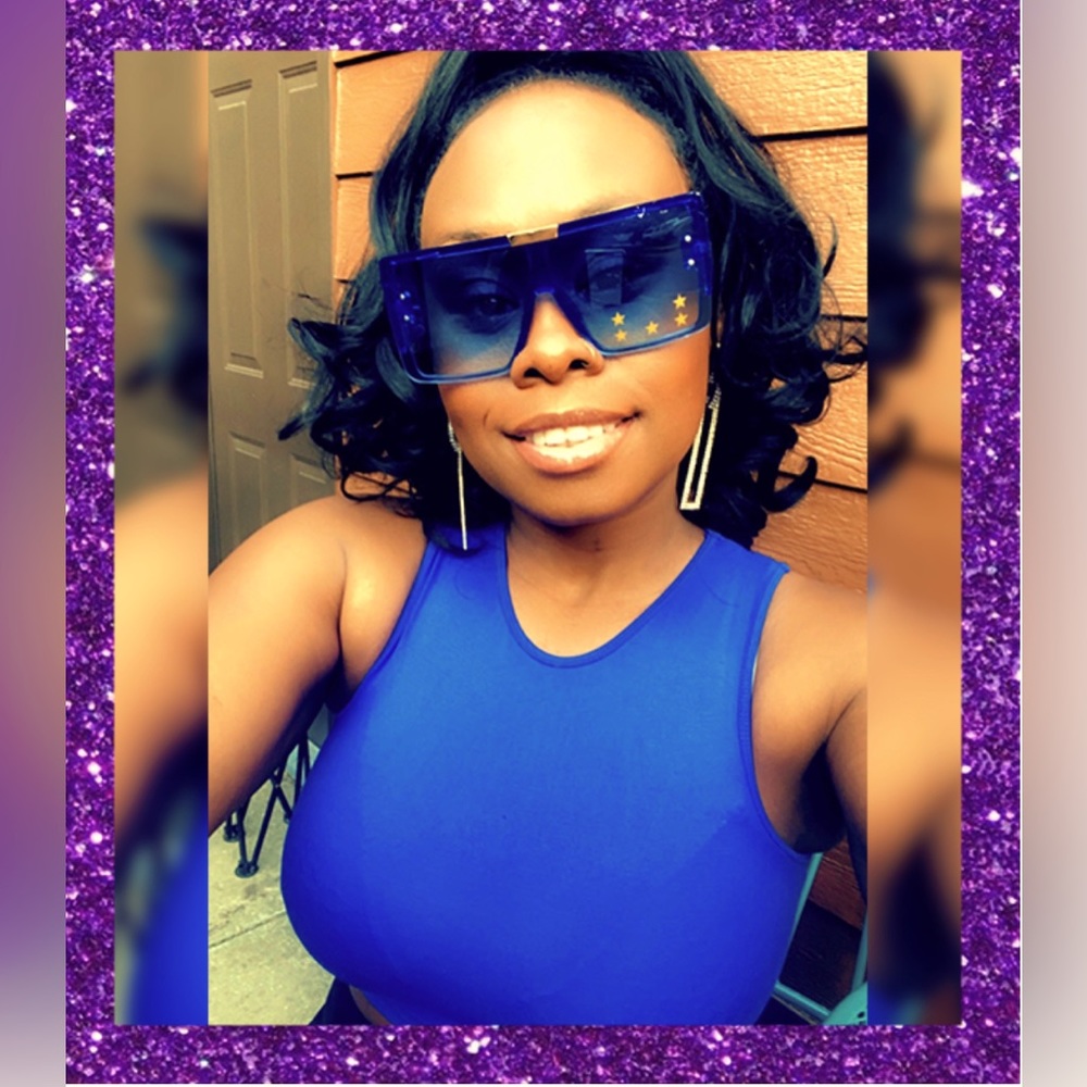 New Hot brand Five Star Chic Gear ⭐️⭐️⭐️⭐️⭐️ Oversized blue 💙sunglasses